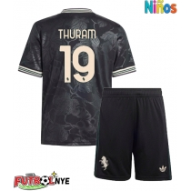 Camiseta Juventus Khephren Thuram #19 Tercera Equipación para niños 2025-26 manga corta (+ pantalones cortos)